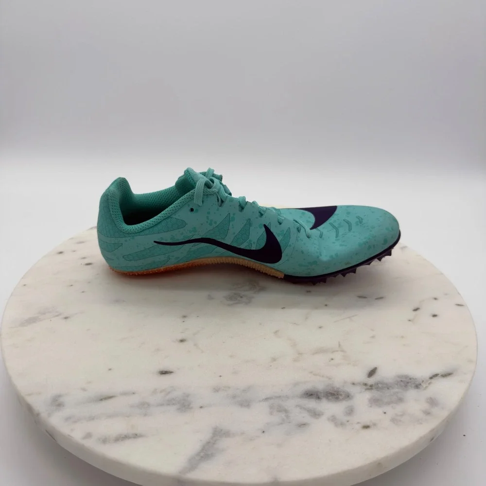 Nike Zoom Rival M 9 Track Spikes Womens‎ 8 Teal Black Racing Shoes 907565 300